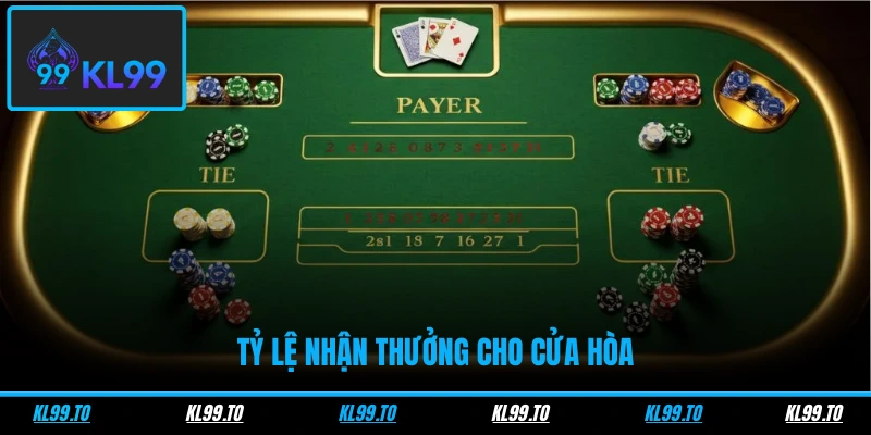 Tỷ lệ nhận thưởng cho cửa hòa